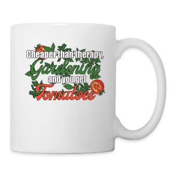 Gardening Therapy Tomato Lovers Gardening Therapy - Mug - white - Right