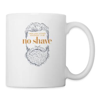 No Shave Beard Graphic Design No Shave Beard Graphic - Mug - white - Right