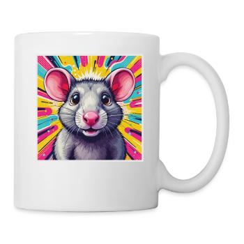 Pop Art Rat - Mug - white - Right