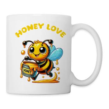 Abeille Abeille Abeille - Mug blanc - blanc - Droite