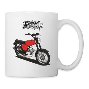 S51 (rouge) // Illustration - Mug blanc - blanc - Droite