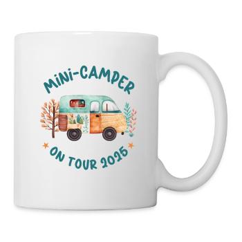 Kind Camper 2025 Camping Urlaub Kinder Wohnwagen - Tasse - Weiß - Rechts