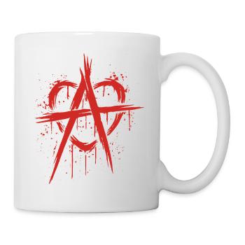 Love anarchy - Mug blanc - blanc - Droite