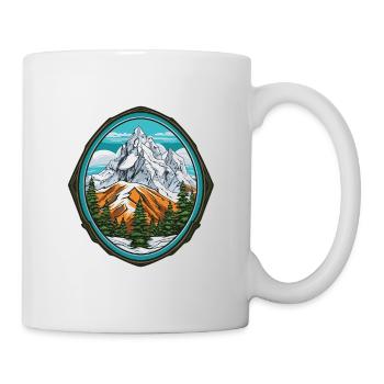 Mountains Nature Symbol - Mug - white - Right