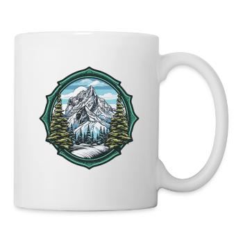 Alps Ski Mountains - Mug - white - Right