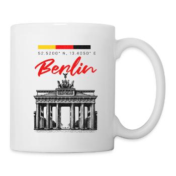 Berlin Germany Brandenburger Tor - Tasse - Weiß - Rechts