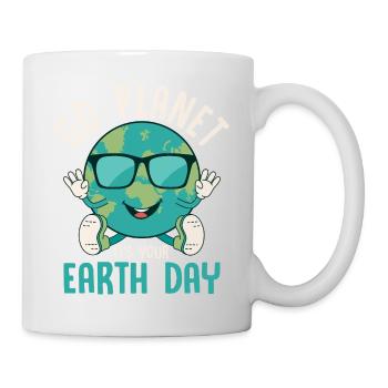 Go Planet It's Your Earth Day Environmental Planet - Mug - white - Right