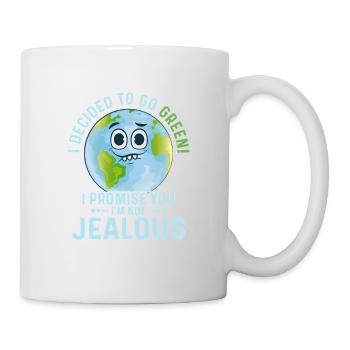 I Decided To Go Green Planet Earth Day - Mug - white - Right