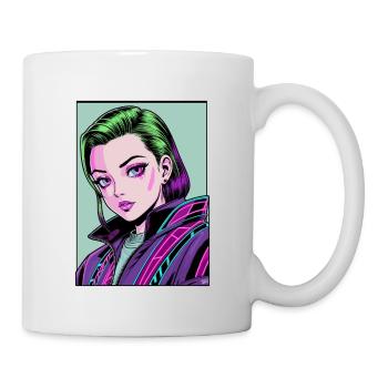Anime Woman - Mug - white - Right