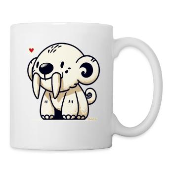 Cute Sabertooth Animal - Mug - white - Right