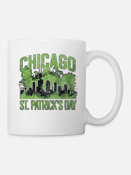 Chicago Saint-Patrick - Mug blanc - blanc