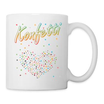 confettis carnaval carnaval design amusant - Mug blanc - blanc - Droite
