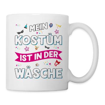 Mon costume est dans la blanchisserie Design amusant - Mug blanc - blanc - Droite