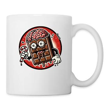Sweet but crazy zombie chocolate - Mug - white - Right