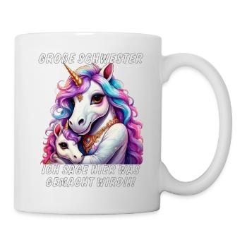 EINHORN GROßE SCHWESTER - Tasse - Weiß - Rechts