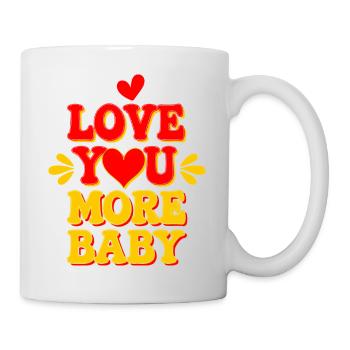 Je t'aime mon amour T-shirt pour cadeau valentin - Mug blanc - blanc - Droite