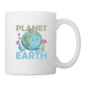 The Future Of Planet Earth Teacher Earth Day - Tasse - Weiß - Rechts
