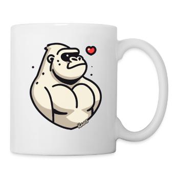Strong, proud and charming – Gorilla - Mug - white - Right