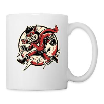 Super Wild Boar – Lightning fast and unstoppable! - Mug - white - Right