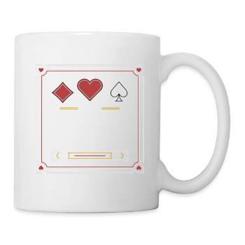 SPIELKARTE - Tasse - Weiß - Rechts