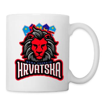 HRVATSKA MAJICA HRVATSKA LAV - Tasse - Weiß - Rechts
