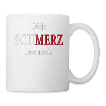 Oh mon Dieu, la douleur s’atténue - Mug blanc - blanc - Droite