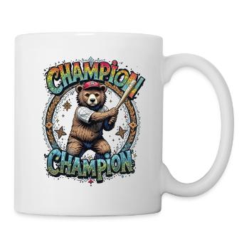 Bear champion - Mug - white - Right
