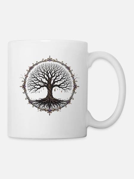 Arbre d’ornement - Mug blanc - blanc