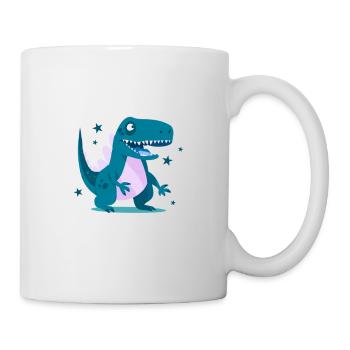 Drache Drachen Kind Kinder - Tasse - Weiß - Rechts