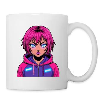 Anime Woman - Mug - white - Right