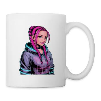 Anime Woman - Mug - white - Right
