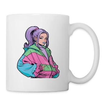 Anime Woman - Mug - white - Right
