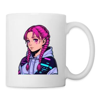 Anime Woman - Mug - white - Right
