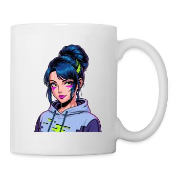 Anime Woman - Mug - white - Right