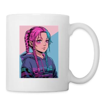 Anime Woman - Mug - white - Right