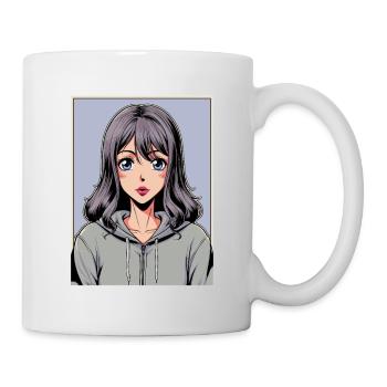 Anime Woman - Mug - white - Right