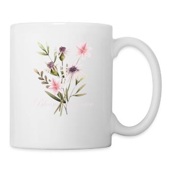 Bloom with Grace Floral - Mug - white - Right