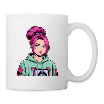 Anime Woman - Mug - white - Right