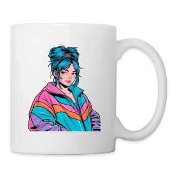 Anime Woman - Mug - white - Right