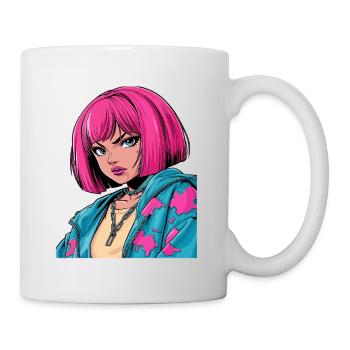 Anime Woman - Mug - white - Right