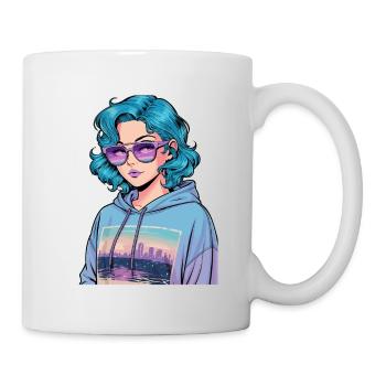 Anime Woman - Mug - white - Right