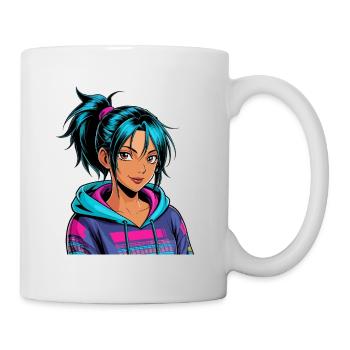 Anime Woman - Mug - white - Right