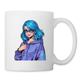 Anime Woman - Mug - white - Right