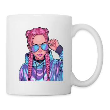 Anime Woman - Mug - white - Right
