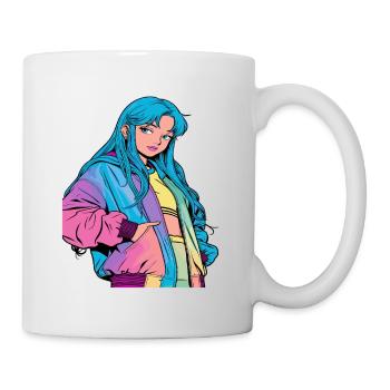 Anime Woman - Mug - white - Right