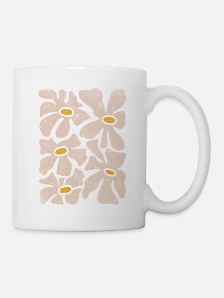Boho Wildflowers - Tasse - Weiß