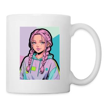 Anime Woman - Mug - white - Right