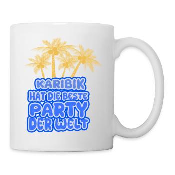 Urlaub Karibik - Tasse - Weiß - Rechts