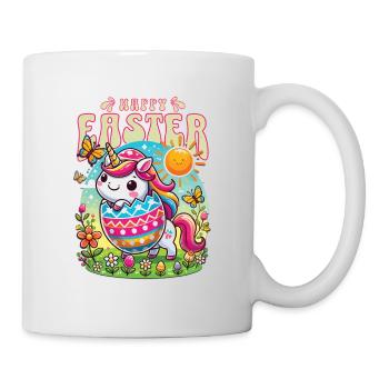 Easter Happy Easter Easter Bunny Easter Egg Spring - Mug - white - Right