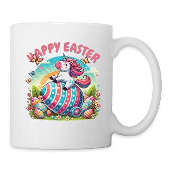 Easter Happy Easter Easter Bunny Easter Egg Spring - Mug - white - Right